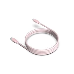 Allite EASY CABLE 磁吸收納編織快充線 USB-C to USB-C 240W 100cm-寶寶粉