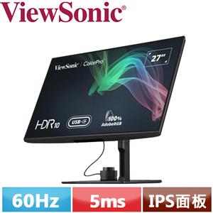 ViewSonic優派 27型 VP2786-4K 認證專業色彩顯示器