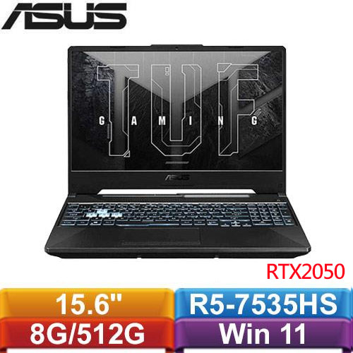 ASUS TUF Gaming A15 FA506NF-0022B7535HS 15.6吋筆電石墨黑