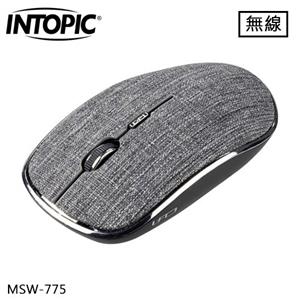 INTOPIC 廣鼎 2.4G 飛碟無線光學滑鼠 灰 (MSW-775)