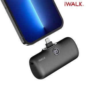 iWALK Pro快充直插式行動電源 蘋果專用-雅黑