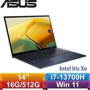 ASUS ZenBook 14 UX3402VA-0152B13700H 14吋筆電-藍