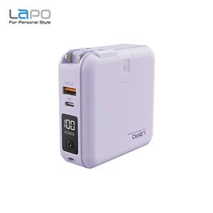 【LaPO】多功能無線充行動電源(WT-03CM)-海芋紫