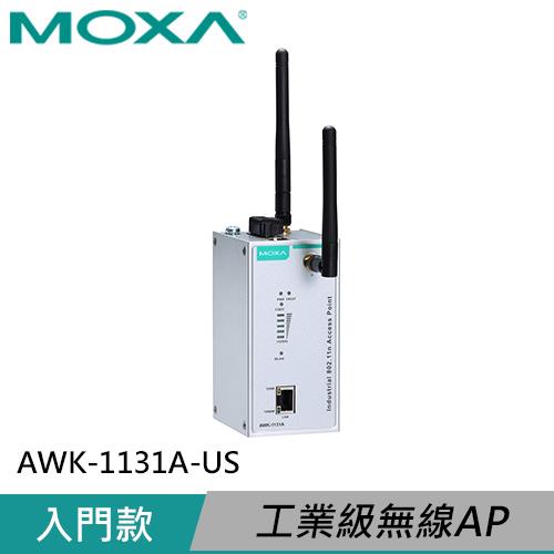 MOXA 入門級工業 無線AP/橋接器/用戶端 AWK-1131A-US