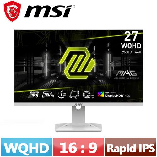 MSI微星 27型 MAG 274QRFW 電競顯示器