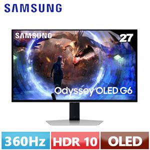 SAMSUNG三星 27型 Odyssey OLED G6 電競顯示器 S27DG602SC