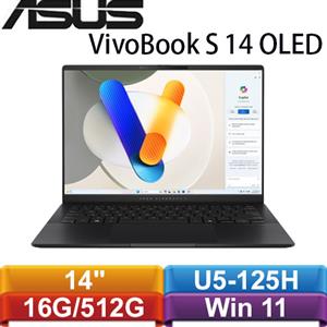 ASUS VivoBook S 14 OLED S5406MA-0028K125H 14吋筆電極緻黑