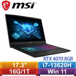 MSI微星 Katana 17 B13VGK-1257TW 17.3吋電競筆電