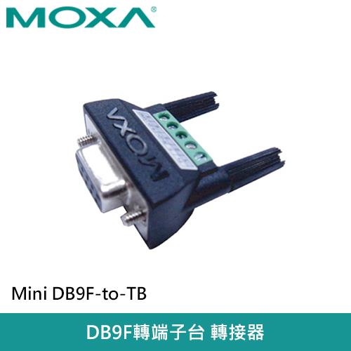 MOXA 接線端子模組轉接器 Mini DB9F-to-TB