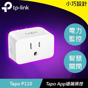 TP-LINK Tapo P110 迷你智慧 Wi-Fi 電力監控插座