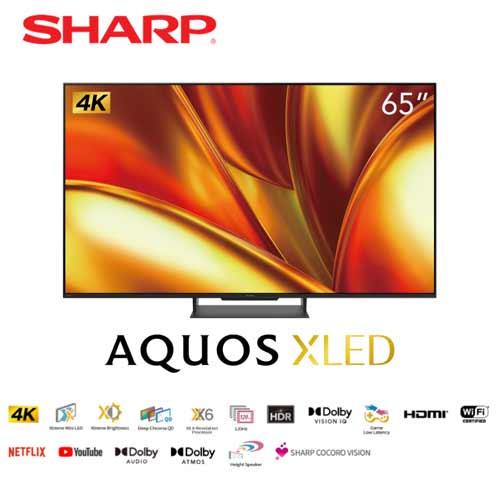 SHARP夏普 65吋 Mini LED 4K 顯示器 4T-C65GU8500X (含基本安裝)