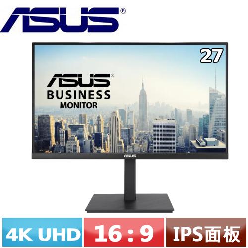 R1【福利品】ASUS華碩 27型 VA27UQSB 4K HDR 商用螢幕