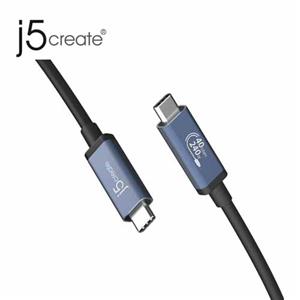 j5 Gen3x2 40Gbs/240W EPR全功能極速傳輸線 80cm JUC29L08
