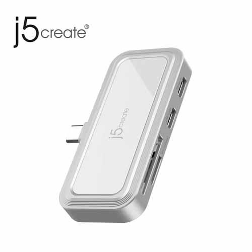 j5 JCH167W USB-C充電讀卡多功能轉接器