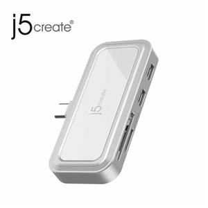 j5 JCH167W USB-C充電讀卡多功能轉接器