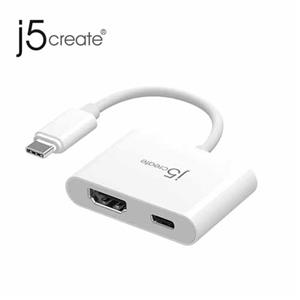 j5 JCA152 USB-C 4K HDMI轉接器+PD充電