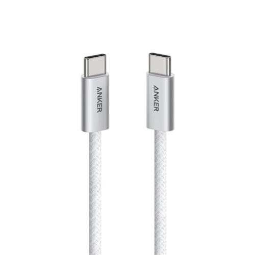 Anker A8060 240W Type-C 耐髒充電線-1m 白