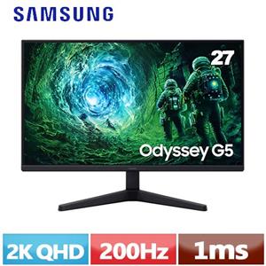 SAMSUNG三星 27型 Odyssey G5 平面電競顯示器 G53F S27FG532EC