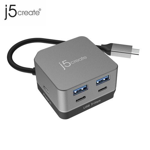 j5 凱捷 JCD361 4K144 HDMI 6合1強化版小方塊集線器