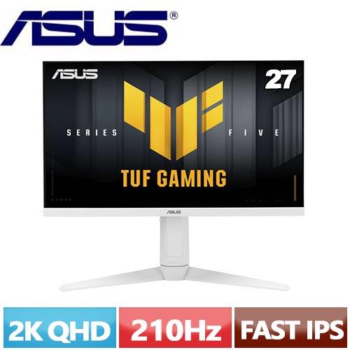 ASUS華碩27型TUF Gaming VG27AQL3A-W 電競顯示器白-LCD/LED液晶螢幕專