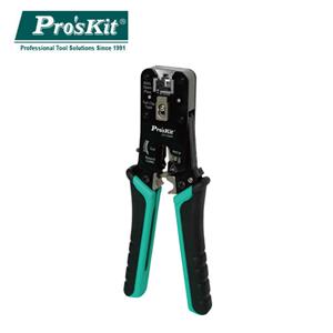 Pro’sKit寶工 CAT.7/6/5穿孔式網路剪剝壓接鉗 CP-376AR