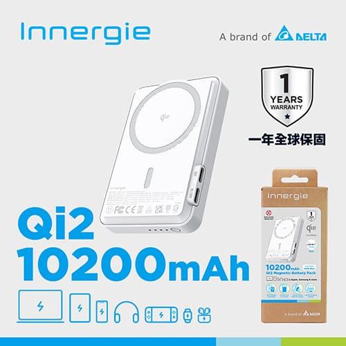 KOL【小行SHIN】台達  45W Qi2 10200mAh 磁吸行動電源