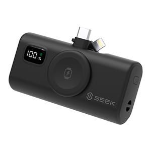 SEEK 三合一迷你快充口袋電源Pro(黑) 517BK