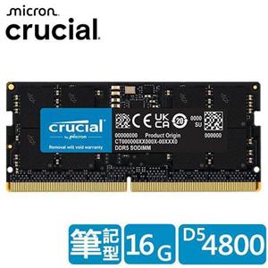 Micron Crucial NB-DDR5 4800/ 16G 筆記型RAM 內建PMIC電源管理晶片