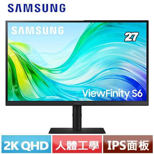 Samsung三星 27型 ViewFinity S6 QHD 高解析顯示器 S27F612EAC