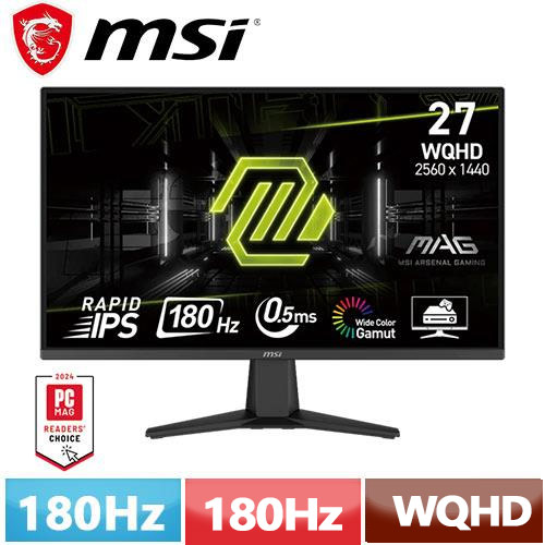 MSI微星 27型 MAG 275QF 2K 電競顯示器
