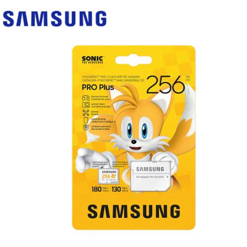 Samsung三星 2025 PRO Plus microSD 256GB 音速小子記憶卡