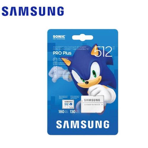 Samsung三星 2025 PRO Plus microSD 512GB 音速小子記憶卡