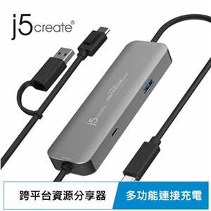j5 凱捷 iPhone/iPad對Windows資料對傳視訊分享器 JCH422