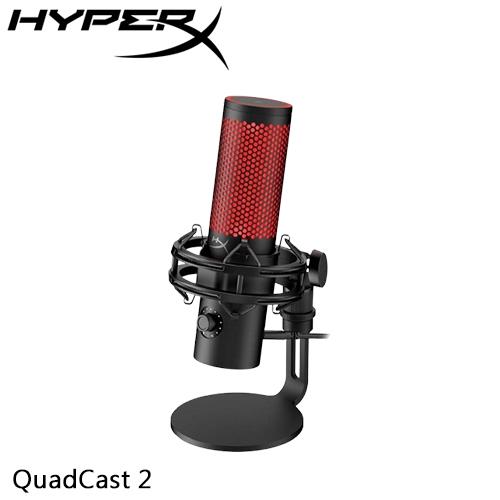 HyperX QuadCast 2 USB 電競麥克風 黑 872V1AA