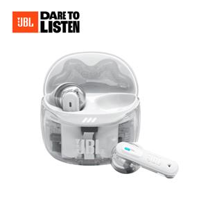 【JBL】Tune Flex 2 Ghost 真無線降噪藍牙耳機 透明款 白