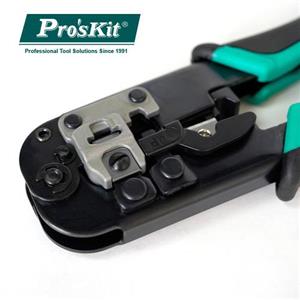 Pro’sKit寶工 4P/6P/8P/RJ45穿孔式 6合1網路棘輪壓接鉗 CP-376TN