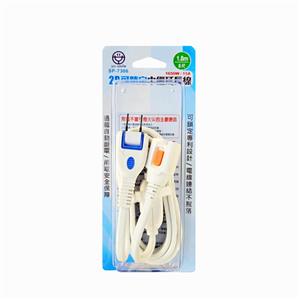 yo-smile SP-7306 2P可鎖定中繼延長線(6尺/1.8M)