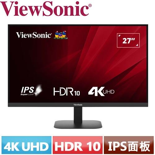 R1【福利品】ViewSonic優派 27 型 VA2708-4K-MHD 4K UHD 顯示器
