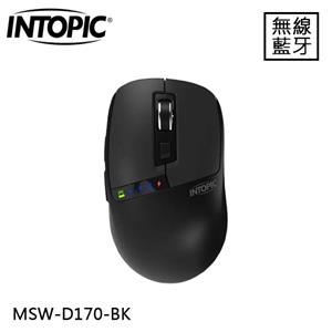 INTOPIC 廣鼎 滑行者無線雙模充電滑鼠 黑 (MSW-D170)