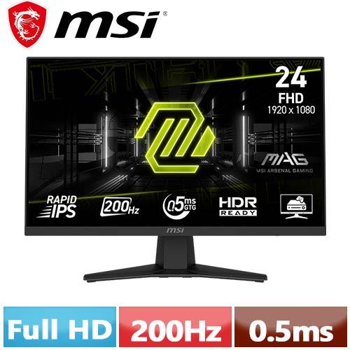 MSI微星 24型 MAG 244F 平面電競螢幕