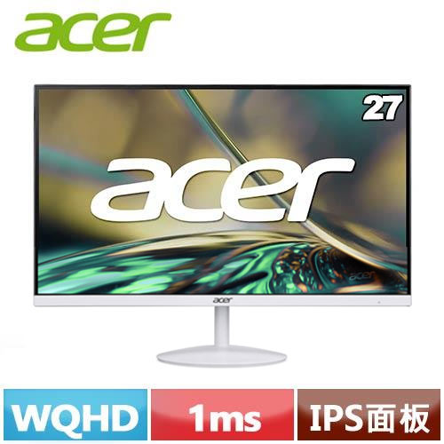 ACER宏碁 27型 SA272U G0 2K 超薄護眼螢幕