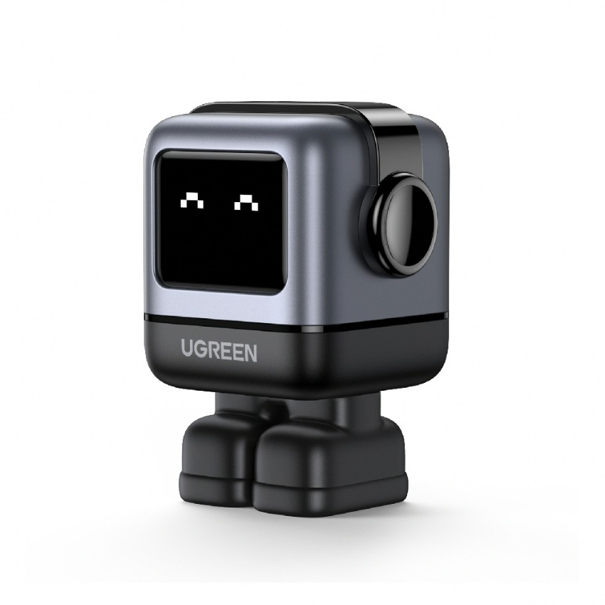 綠聯 小機器人65W GaN充電器 深空灰