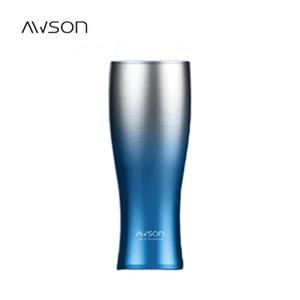 【福利品】AWSON歐森 不銹鋼雙層冰熱真空保溫杯 460ml AS-M65 深海藍