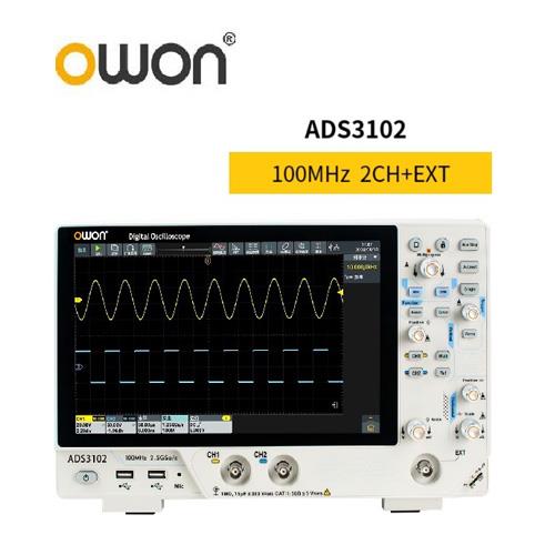 OWON ADS3102 100MHz頻寬/2通道數位儲存示波器