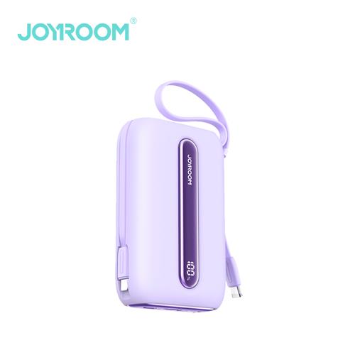 【JOYROOM】繽紛系列 22.5W自帶雙線數顯 Mini行動電源 20000mAh -丁香紫