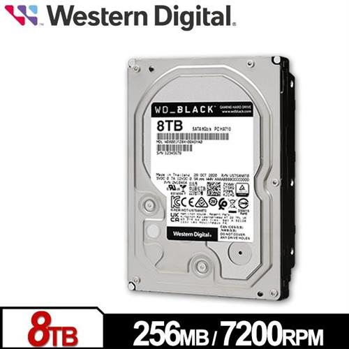 WD威騰 WD8002FZBX 黑標 8TB 3.5吋電競硬碟
