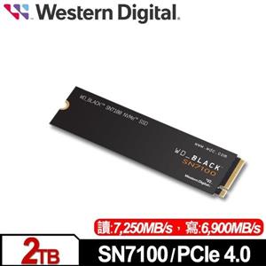 WD 黑標 SN7100 2TB M.2 PCIe 4.0 NVMe SSD固態硬碟