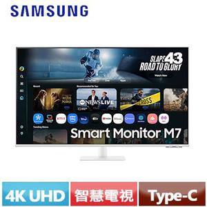 SAMSUNG三星 43型 智慧聯網螢幕 M7 M70F 白 S43FM703UC