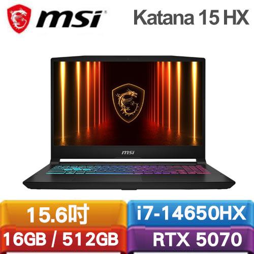 MSI微星 Katana 15 HX B14WGK-059TW RTX5070 15.6吋電競筆電
