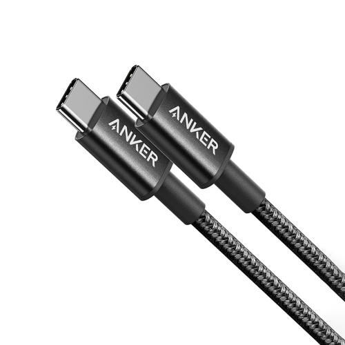 Anker A8756 100W Type-C充電線-0.9M-黑